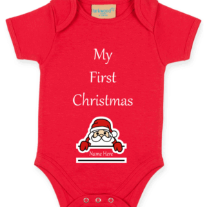 My First Christmas Baby Body Suit