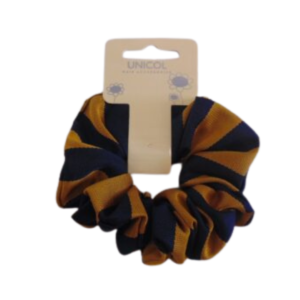 BS59 Navy/Gold Scrunchie