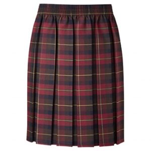 St Giles' Tartan Box Pleat Skirt